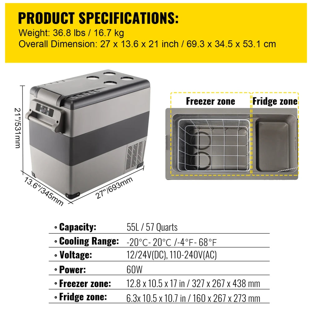 Portable Compressor Refrigerator