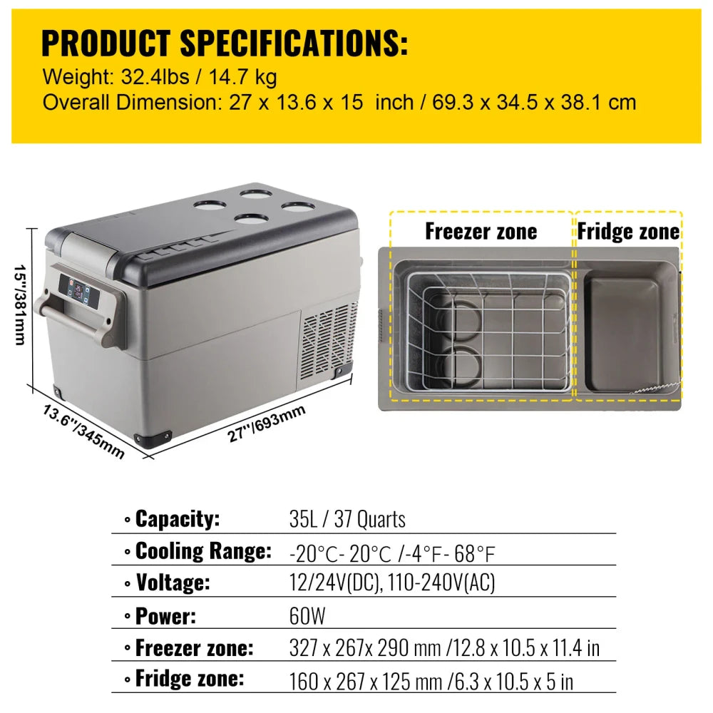 Portable Compressor Refrigerator