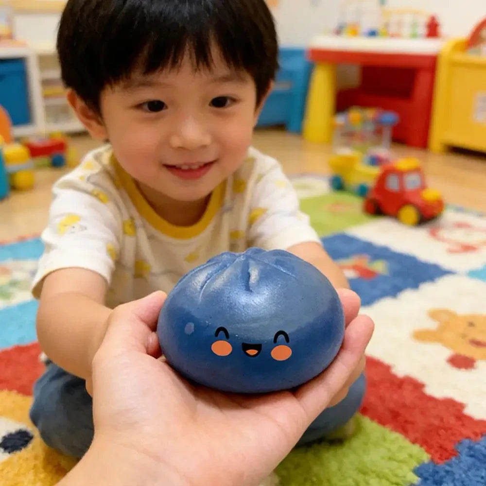 Rainbow Dumpling Squishy Toy