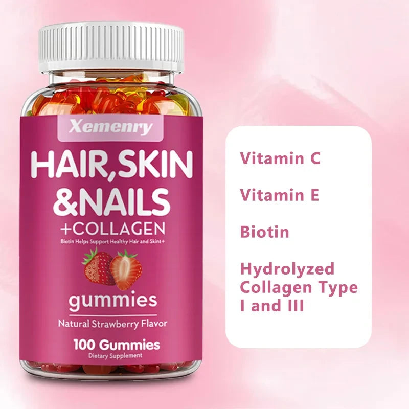 Biotin Gummies Hair Skin Nails