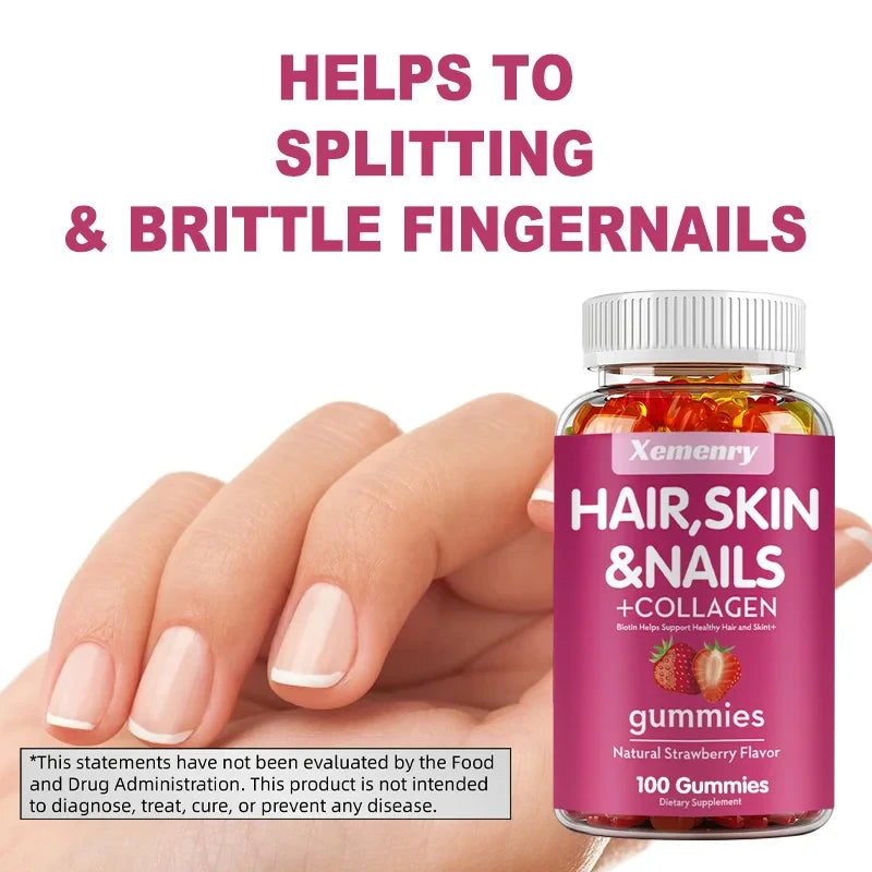 Biotin Gummies Hair Skin Nails