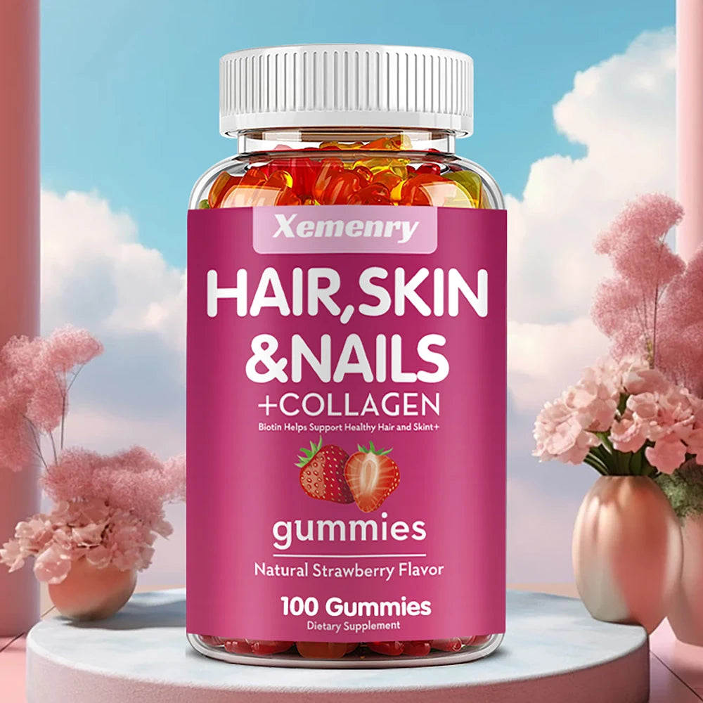 Biotin Gummies Hair Skin Nails