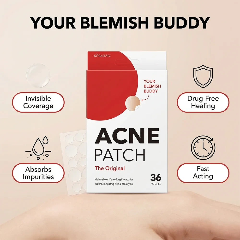 Invisible Hydrocolloid Acne Patches